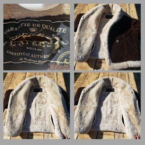 Suede Jacket/Coat with fur